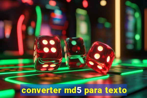 converter md5 para texto